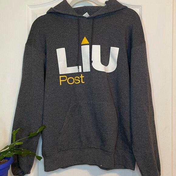 CHAMPION- hooded pull over- LIU POST -unisex - Picture 1 of 3